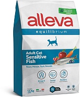 Alleva Equilibrium Sensitive Cat 1,5кг с Рыбой