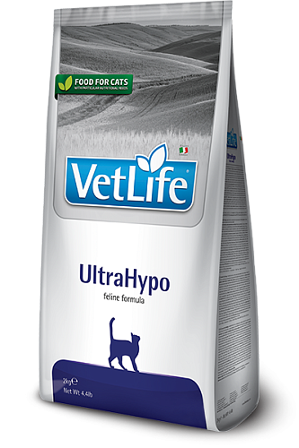 Farmina Vet Life Cat UltraHypo для Кошек при Пищевой Аллергии 2кг