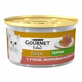 консерва Gourmet Gold 85г Террин Утка/Морковь/Шпинат