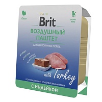 конс. Brit Воздушный паштет для Щенков Индейка, 100г