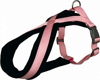 Шлейка Trixie Premium XS-S нейлон 15мм*30-40см Розовая