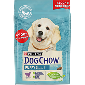 Dog Chow Щенки 2,0кг+500г Ягненок