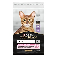 Сухой корм PRO PLAN Delicate для кошек при чувствительном пищеварении, с индейкой, 10 кг