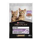 Влажный корм PRO PLAN Kitten для котят, в соусе, с индейкой, 85 г 