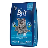 Brit Premium Cat Kitten 2кг с Курицей для Котят