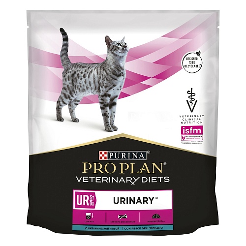 Сухой корм для кошек PRO PLAN VETERINARY DIETS UR Urinary при болезни мочевых путей, рыба, 350 г