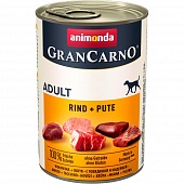 Animonda GranCarno Adult 800г c Говядиной и Индейкой для Взрослых Собак