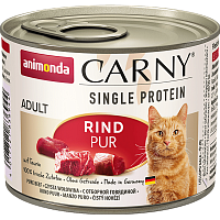 Animonda Carny Single Protein Adult 200г Монопротеин с Говядиной для Кошек