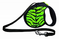 Рулетка Flexi Safari Tiger M трос 5м 20кг