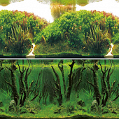 Фон 9084/9085 h=30см Зеленые холмы/Подводный лес