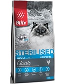 BLITZ Classic с Курицей для Стерилизованных Кошек  400г