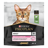 Сухой корм PRO PLAN Delicate для кошек при чувствительном пищеварении, с ягненком, 400 г
