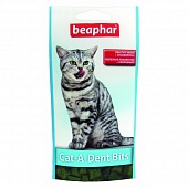 Лакомство Beaphar "Cat-A-Dent Bits" 35г Подушечки для Чистки Зубов Кошек