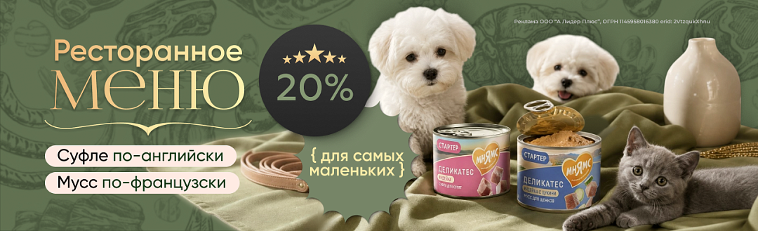 Акция на мнямс 20%