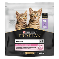 Сухой корм PRO PLAN Delicate для котят при чувствительном пищеварении, с индейкой, 400 г