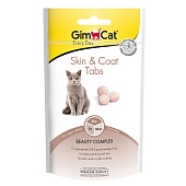 Лакомство GimCat Skin&Coat Tabs для Кошек для кожи и шерсти 40г