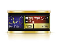 конс. Clan De File 100г с Говядиной для Собак