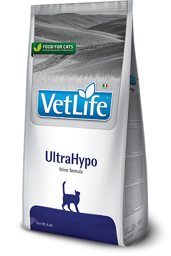 Farmina Vet Life Cat UltraHypo для Кошек при Пищевой Аллергии  400г