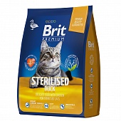 Brit Premium Cat Sterilized Duck & Chicken 400г с Уткой и Курицей для Стерилизованных Кошек