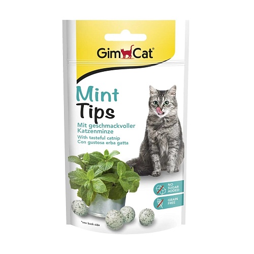 Лакомство GimCat Mint Tips для Кошек c кошачьей мятой 40г