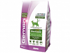 Gemon Cat 400г для Стерилизованных Кошек с Индейкой