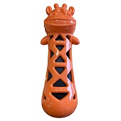 Игрушка TopPet Жираф с шуршащей шеей, TPR резина, 24см