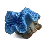 Коралл искусственный Каталфиллия голубая 8х7х7см