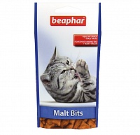 Лакомство Beaphar "Malt-Bits" 35г Подушечки с Мальт-пастой для Кошек
